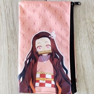 NEW Nezuko anime demon slayer pencil bag or make up bag